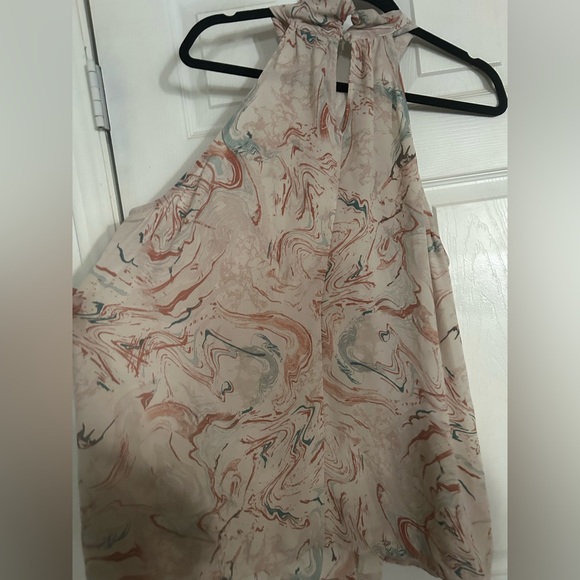 Torrid Marble Print Halter Top size 2 - Picture 2 of 6